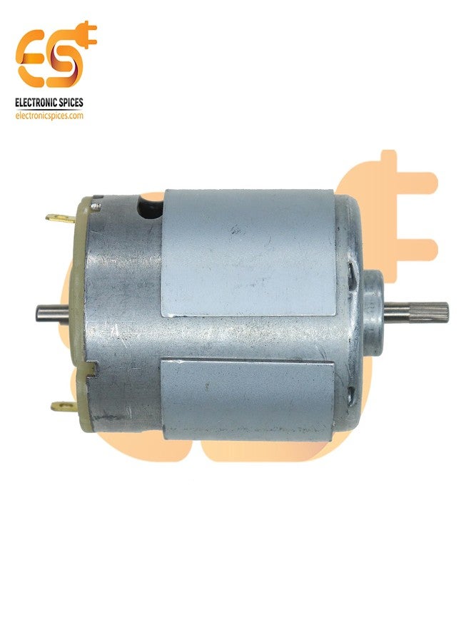 إلكترونيك سبايسس محرك إلكتروني متعدد الأغراض يعمل بجهد 12 فولت تيار مستمر، مزود بفرشاة، مناسب لتطبيقات الأعمال اليدوية. - Image 2